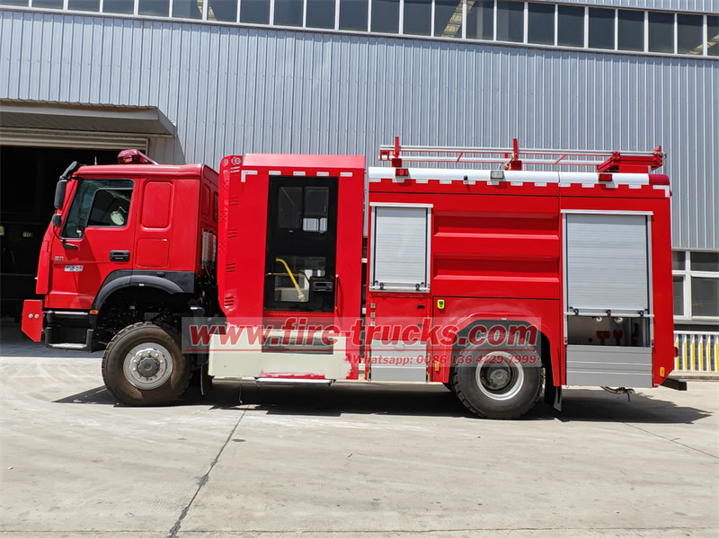 HOWO 4×4 off-road fire tender HOWO 4×4 off-road fire tender