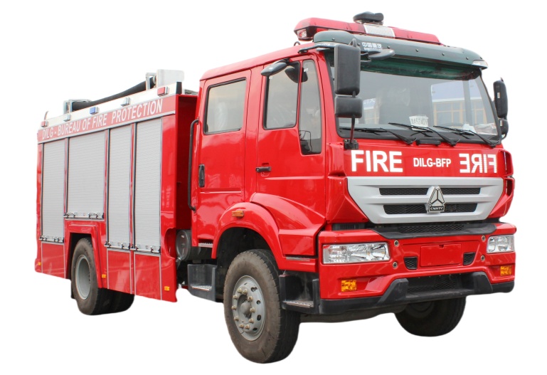 Philippines BFP water delivery fire truck HOWO Philippines BFP water delivery fire truck HOWO
