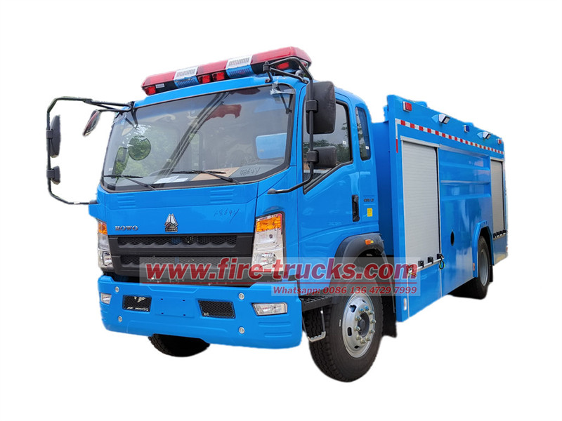 HOWO mini water tender fire truck HOWO mini water tender fire truck