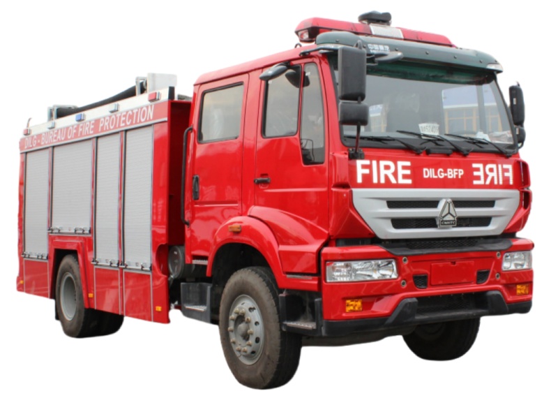 HOWO 290HP water fire engine truck HOWO 290HP water fire engine truck
