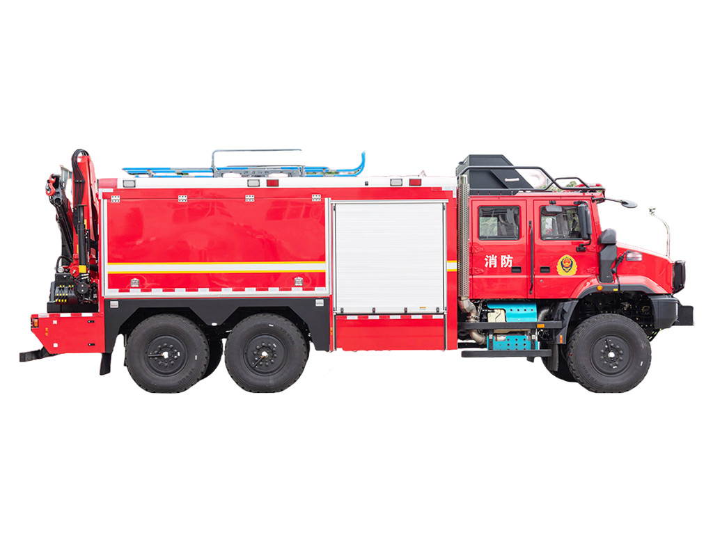 FAW 6x6 all terrain fire rescue truck FAW 6x6 all terrain fire rescue truck