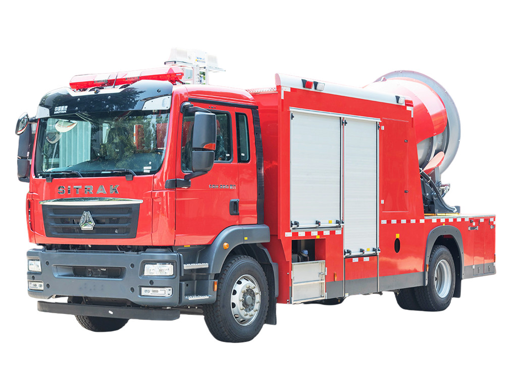 Howo multipurpose smoke exhaust rescue fire truck Howo multipurpose smoke exhaust rescue fire truck