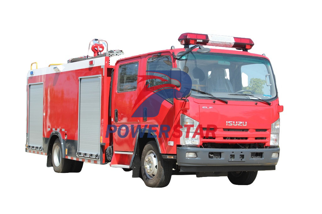 Emergency fire department truck Isuzu Emergency fire department truck Isuzu