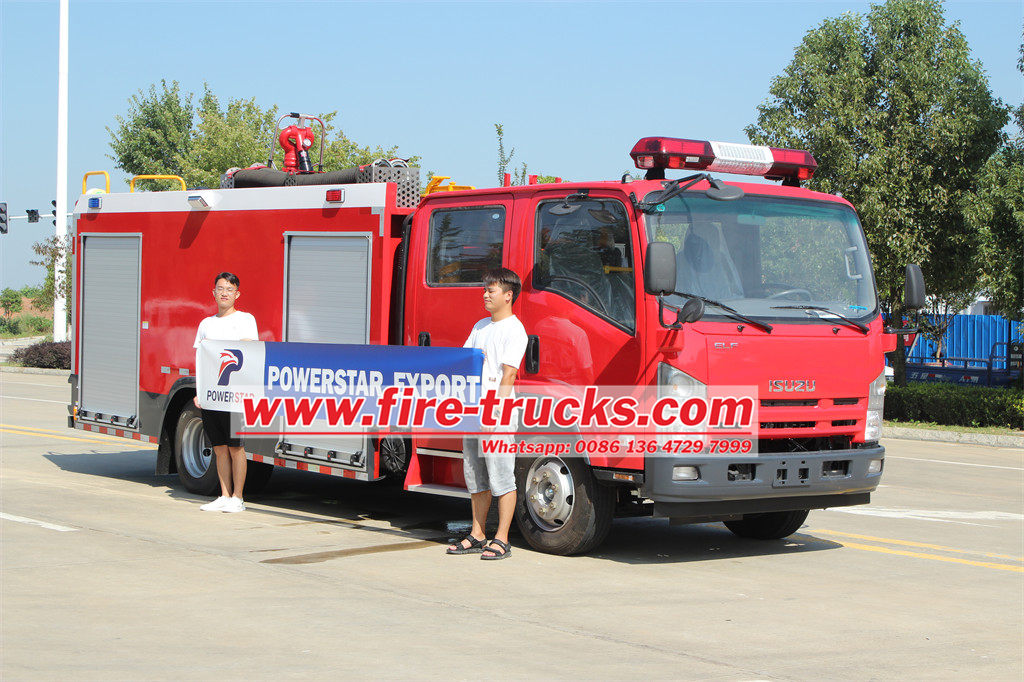Japan Isuzu brand Emergency rescue fire truck Japan Isuzu brand Emergency rescue fire truck