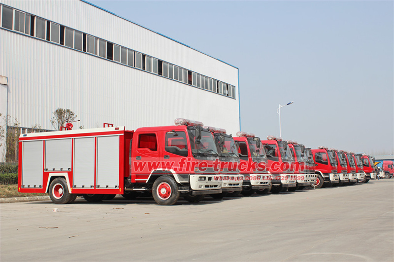 ISUZU FTR 5000L fire water truck ISUZU FTR 5000L fire water truck