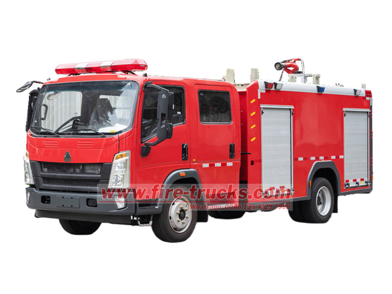 HOWO 4000L water fire truck HOWO 4000L water fire truck