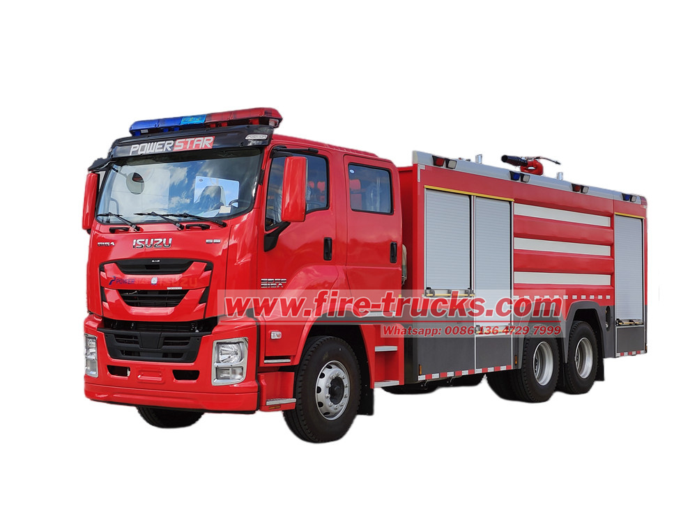 Isuzu Heavy duty water foam fire truck