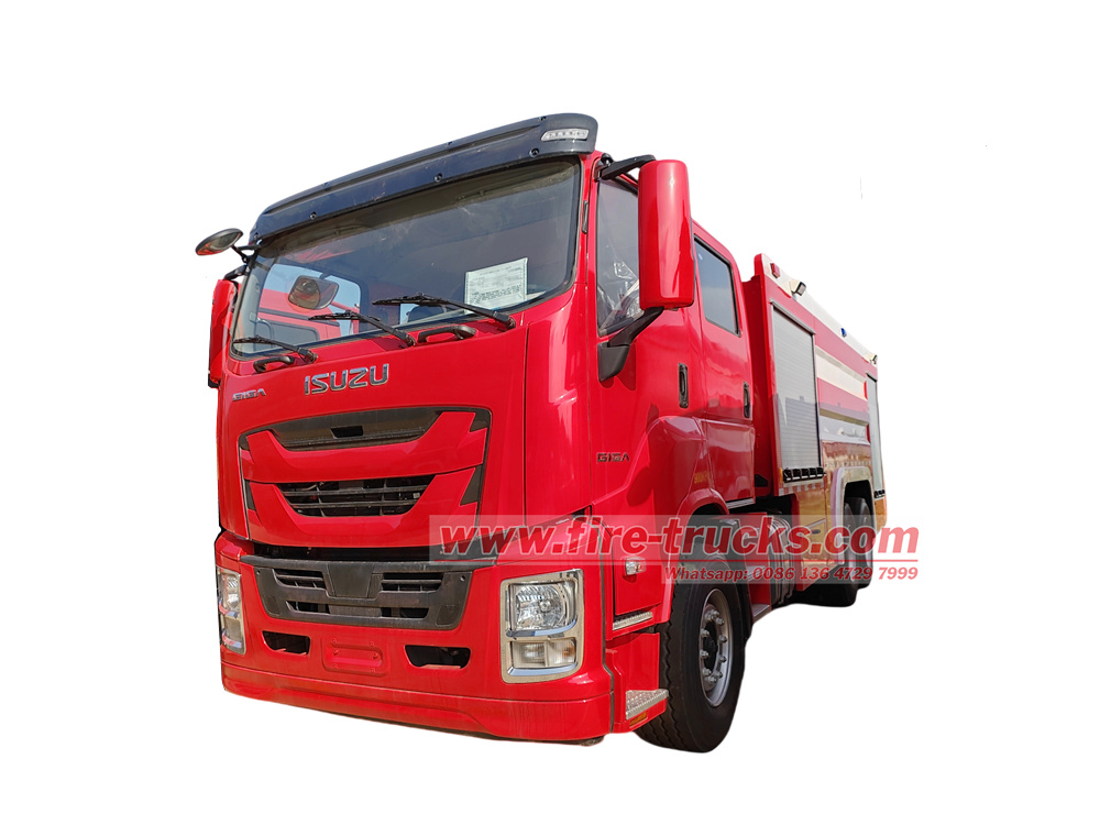 Isuzu GIGA 6X4 dry powder foam fire truck Isuzu GIGA 6X4 dry powder foam fire truck