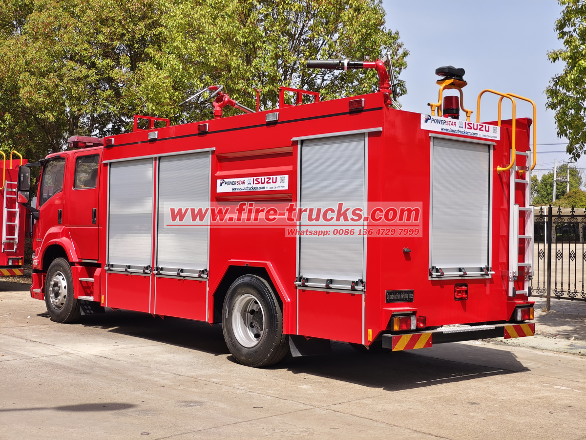 Custom Isuzu Powder Fire Engine Trucks Custom Isuzu Powder Fire Engine Trucks