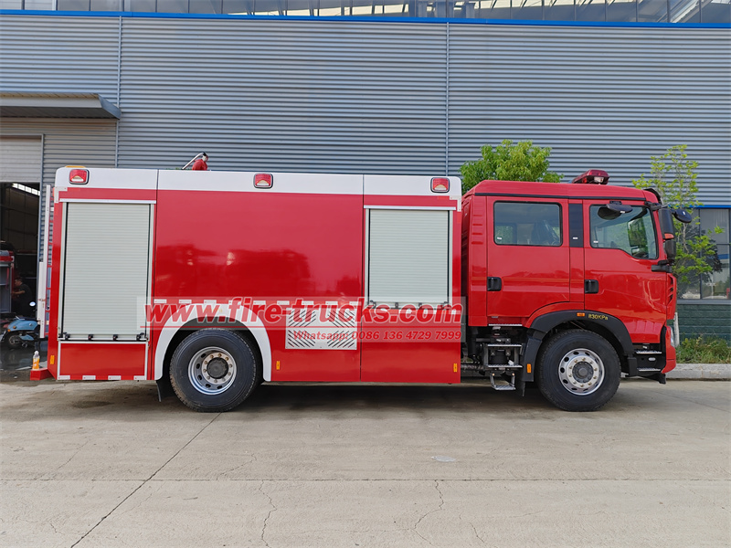 HOWO 4X4 multipurpose fire truck HOWO 4X4 multipurpose fire truck