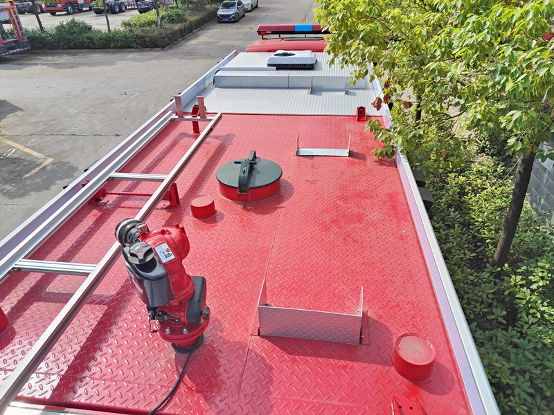 Germany MAN fire engine top view of tanker