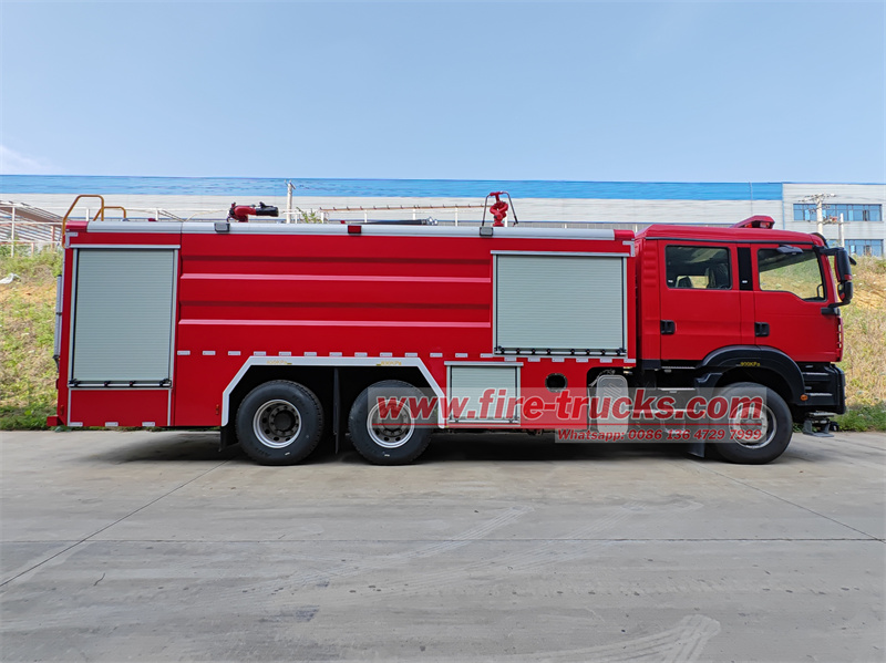 SITRAK 6x4 13cbm dry powder foam fire truck SITRAK 6x4 13cbm dry powder foam fire truck
