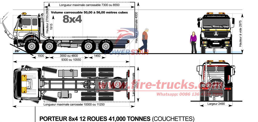 China north benz fire truck chassis drawing China north benz fire truck chassis drawing