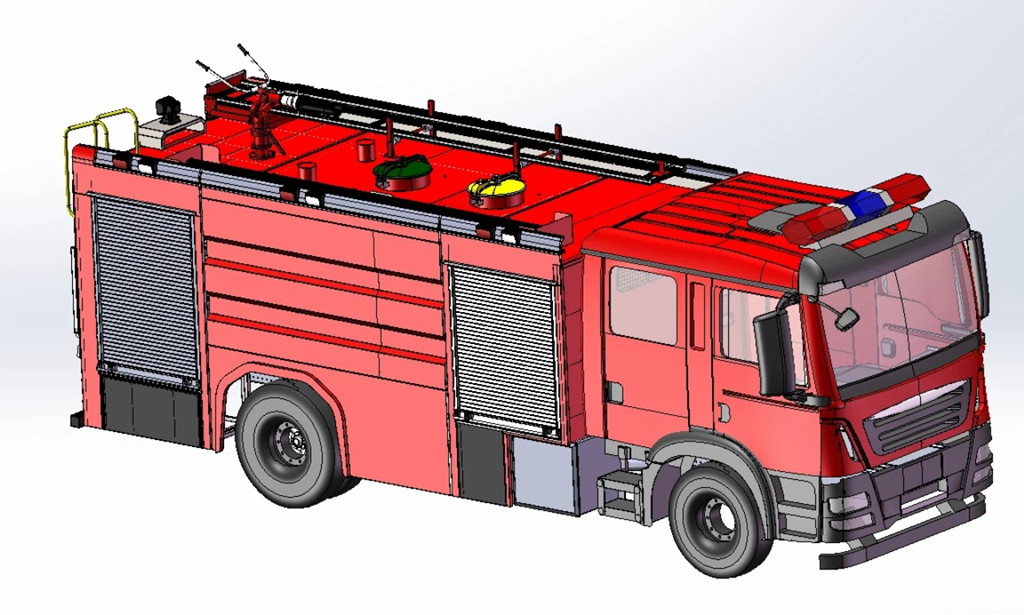 Isuzu 3D water foam tanker pumper fire truck Isuzu 3D water foam tanker pumper fire truck