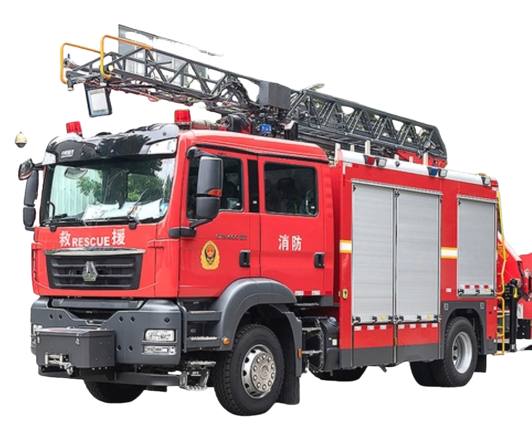 Howo sitrak 18 m Aerial Ladder Rescue Fire Truck Howo sitrak 18 m Aerial Ladder Rescue Fire Truck