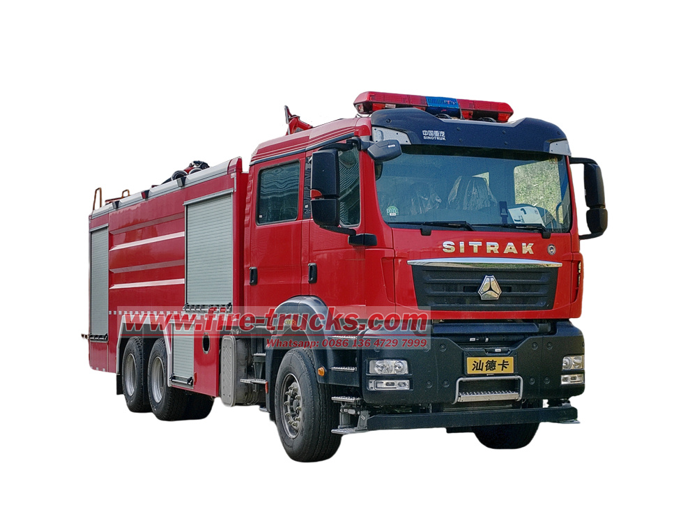 Howo Sitrak dry powder firefighting truck Howo Sitrak dry powder firefighting truck
