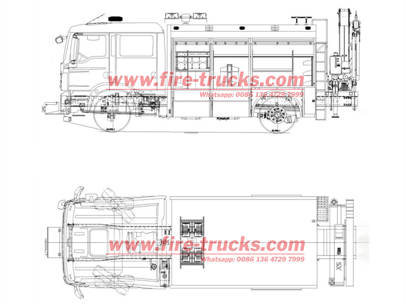 HOWO heavy rescue fire truck for sale HOWO heavy rescue fire truck for sale