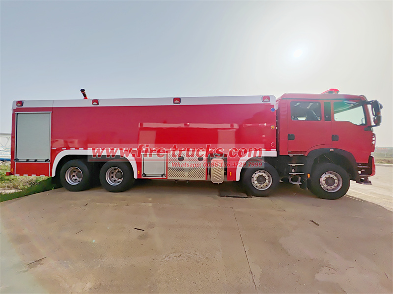 HOWO sitrak heavy foam fire fighting tender HOWO sitrak heavy foam fire fighting tender