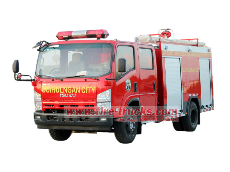 ISUZU 700P 5 ton tanker fire truck ISUZU 700P 5 ton tanker fire truck