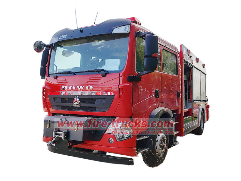 HOWO rescue fire fighting truck HOWO rescue fire fighting truck