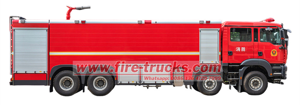 HOWO 8x4 heavy duty dry powder fire truck HOWO 8x4 heavy duty dry powder fire truck