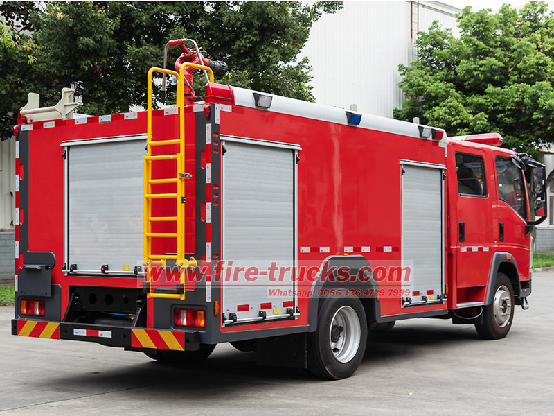 HOWO 4000L water fire truck