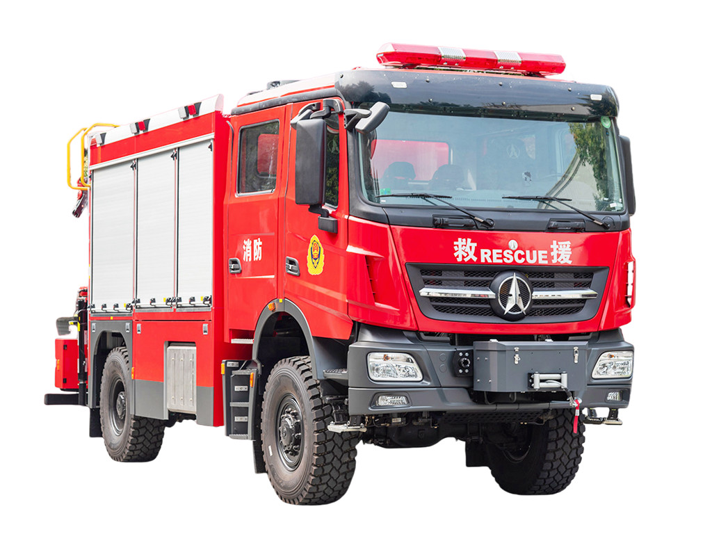 Beiben V3 all terrain fire rescue truck Beiben V3 all terrain fire rescue truck