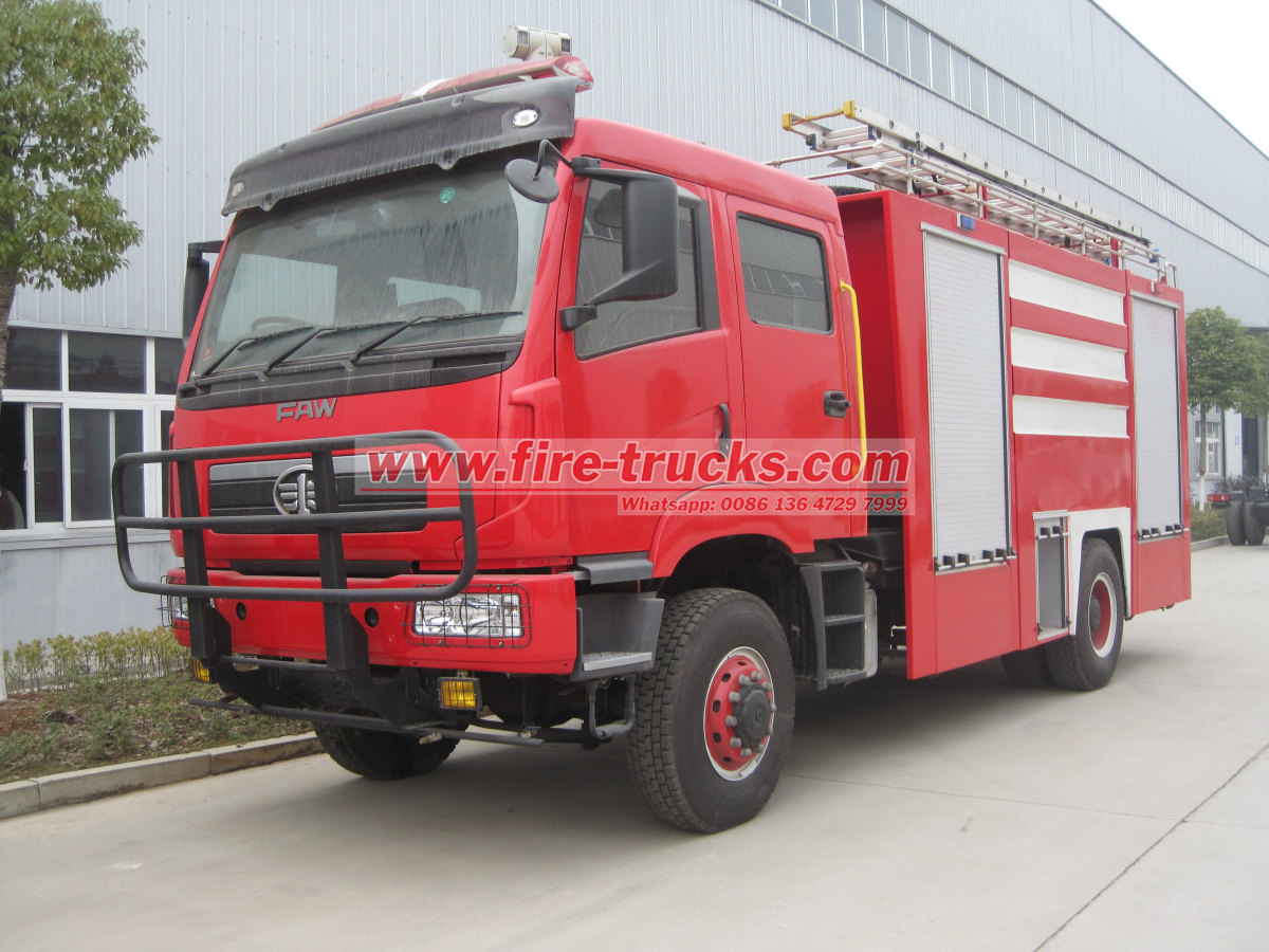 Uganda Police FAW 4x4 Fire Rescue Truck Uganda Police FAW 4x4 Fire Rescue Truck