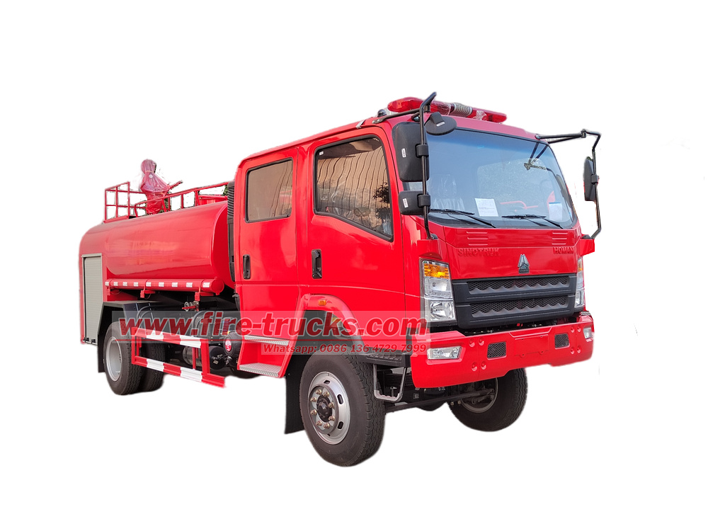 HOWO 4x4 drive forest firefighting truck HOWO 4x4 drive forest firefighting truck