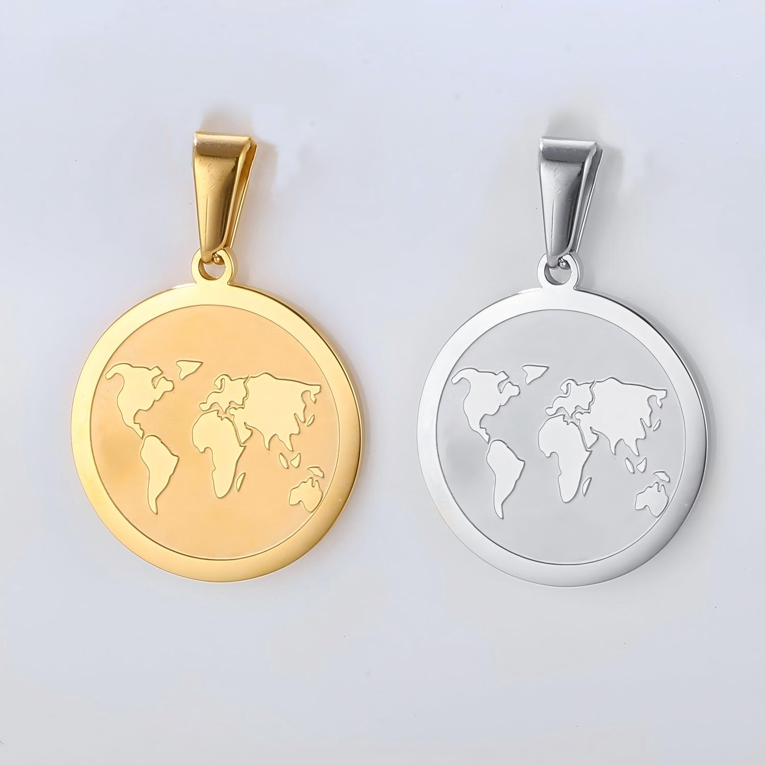 World Map Pendant World Map Pendant