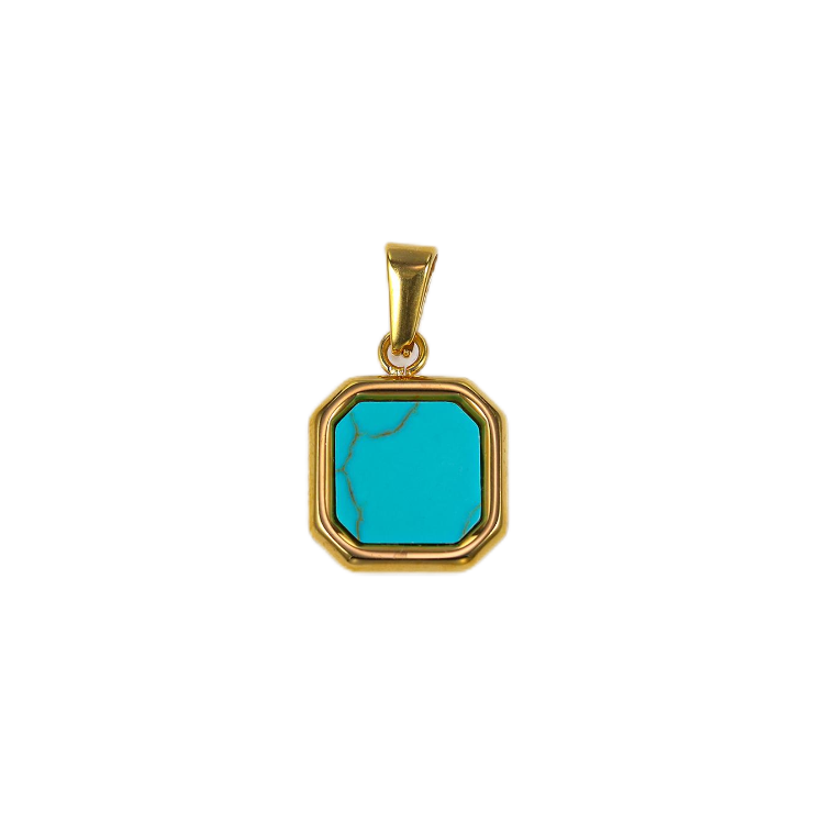 Square Stone Pendant Square Stone Pendant