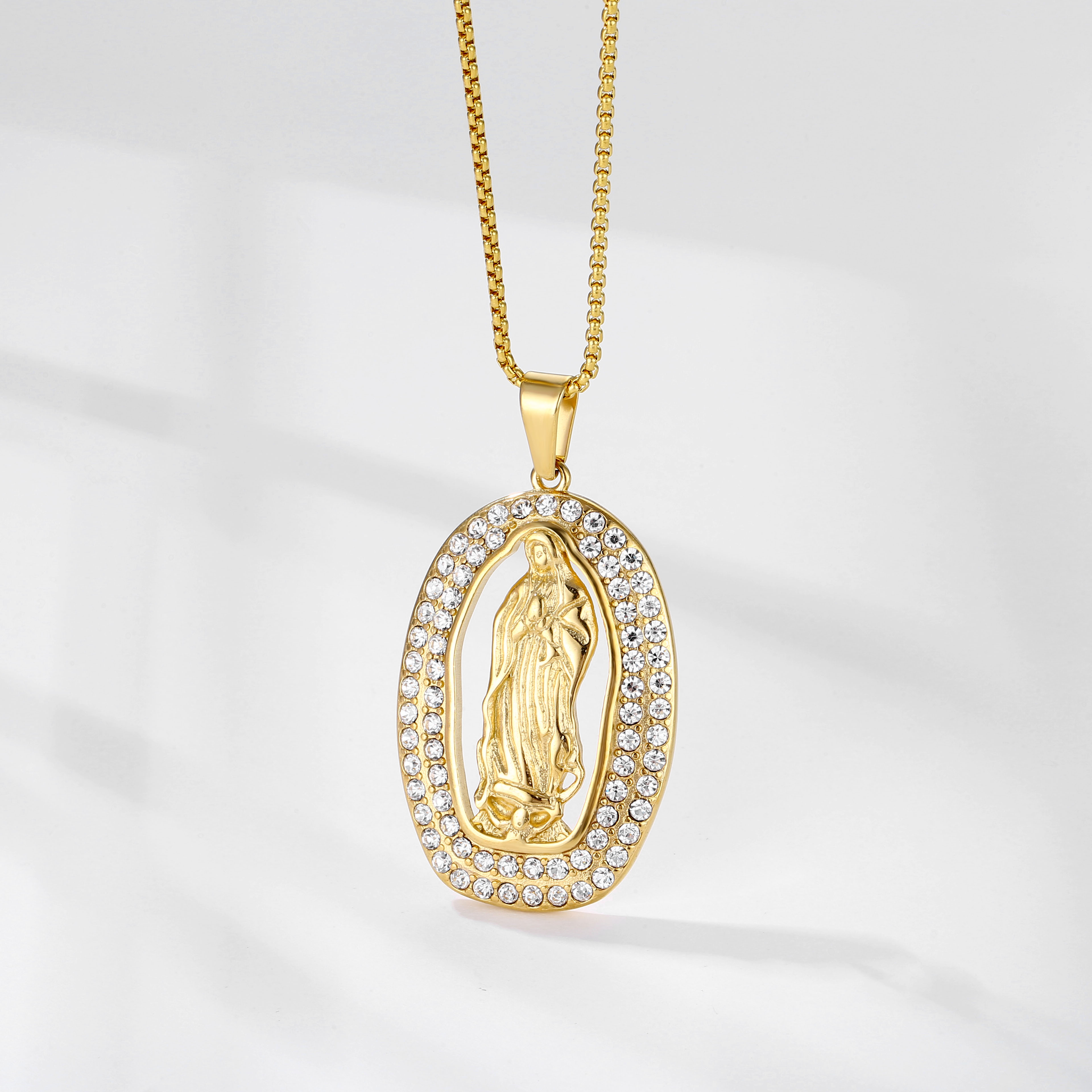 Virgin Mary Zirconia Pendant Virgin Mary Zirconia Pendant