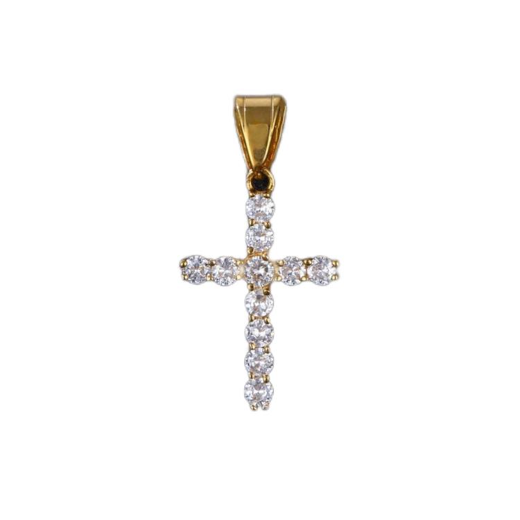 Stainless Steel Cross Diamond Pendant Stainless Steel Cross Diamond Pendant