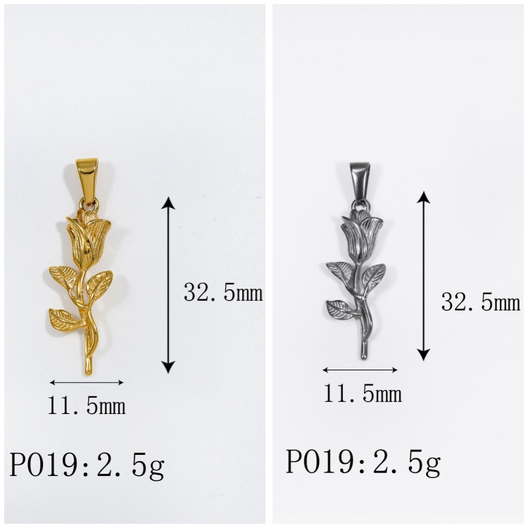 Wholesale Rose Flower Pendant Wholesale Rose Flower Pendant