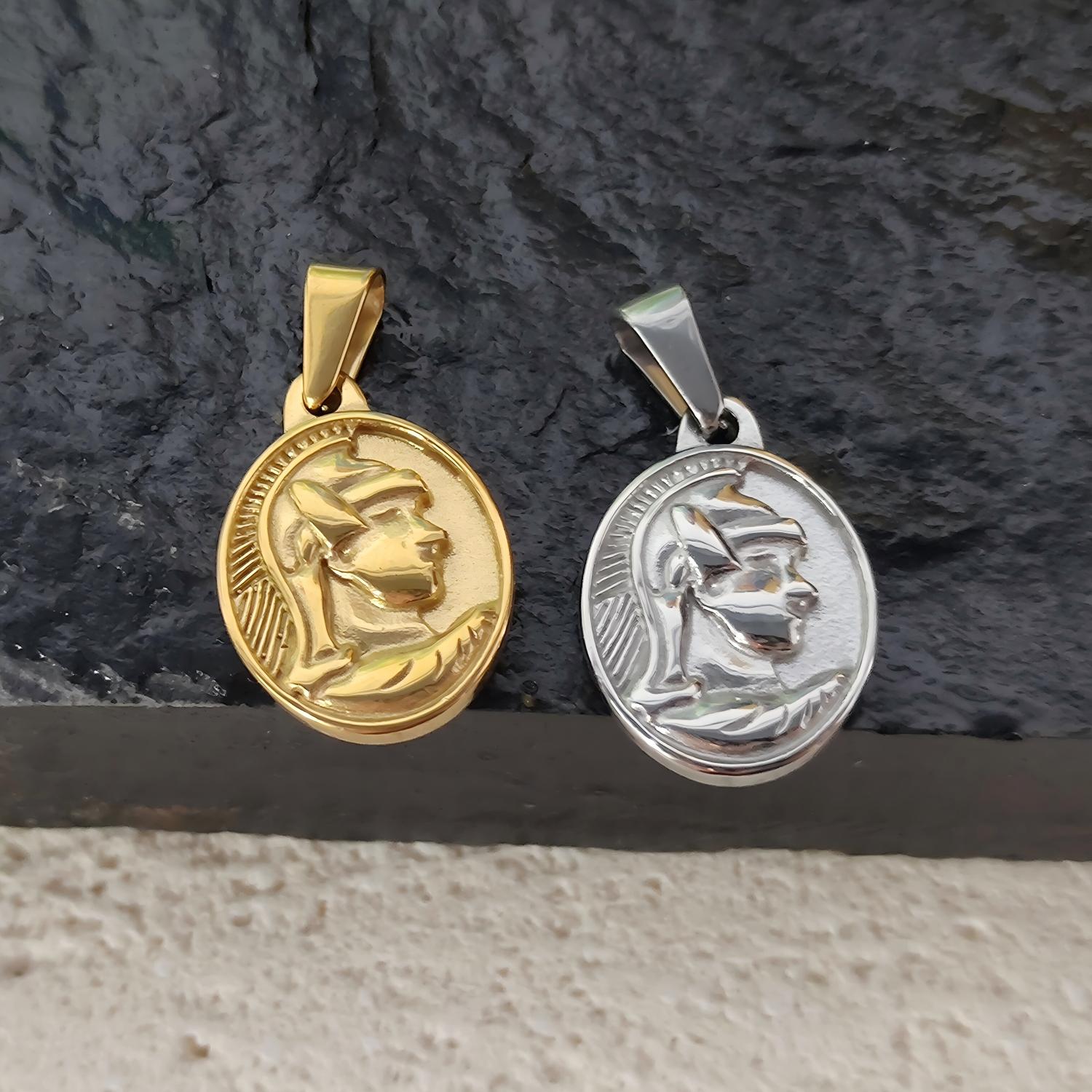 Figure Embossed Pendant Figure Embossed Pendant