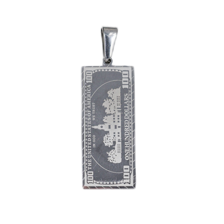 Bill Shaped Fashion Pendant Bill Shaped Fashion Pendant