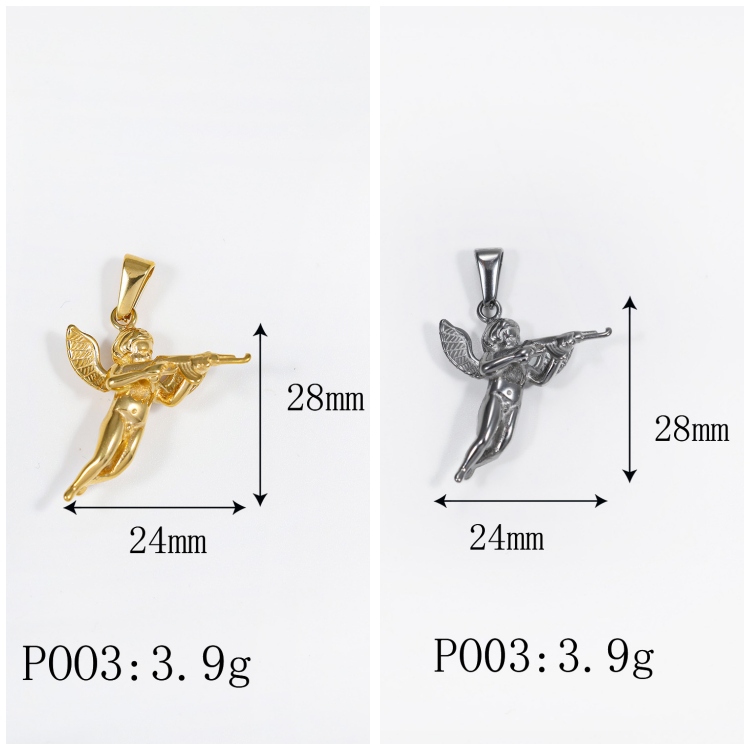 Angel With Gun Pendant Angel With Gun Pendant