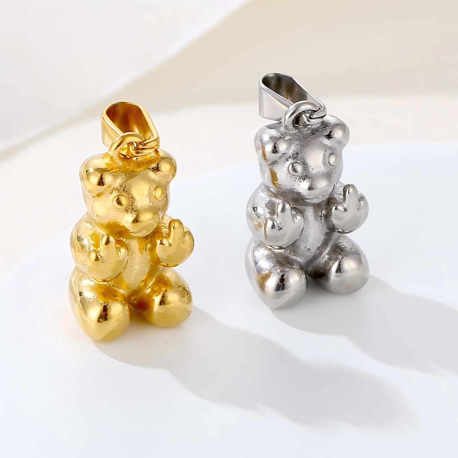 Three Dimensional Bear Pendant Three Dimensional Bear Pendant