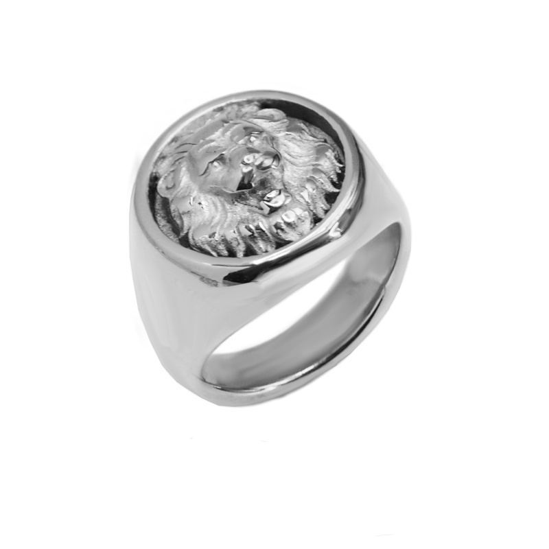 Lion head wide ring Lion head wide ring