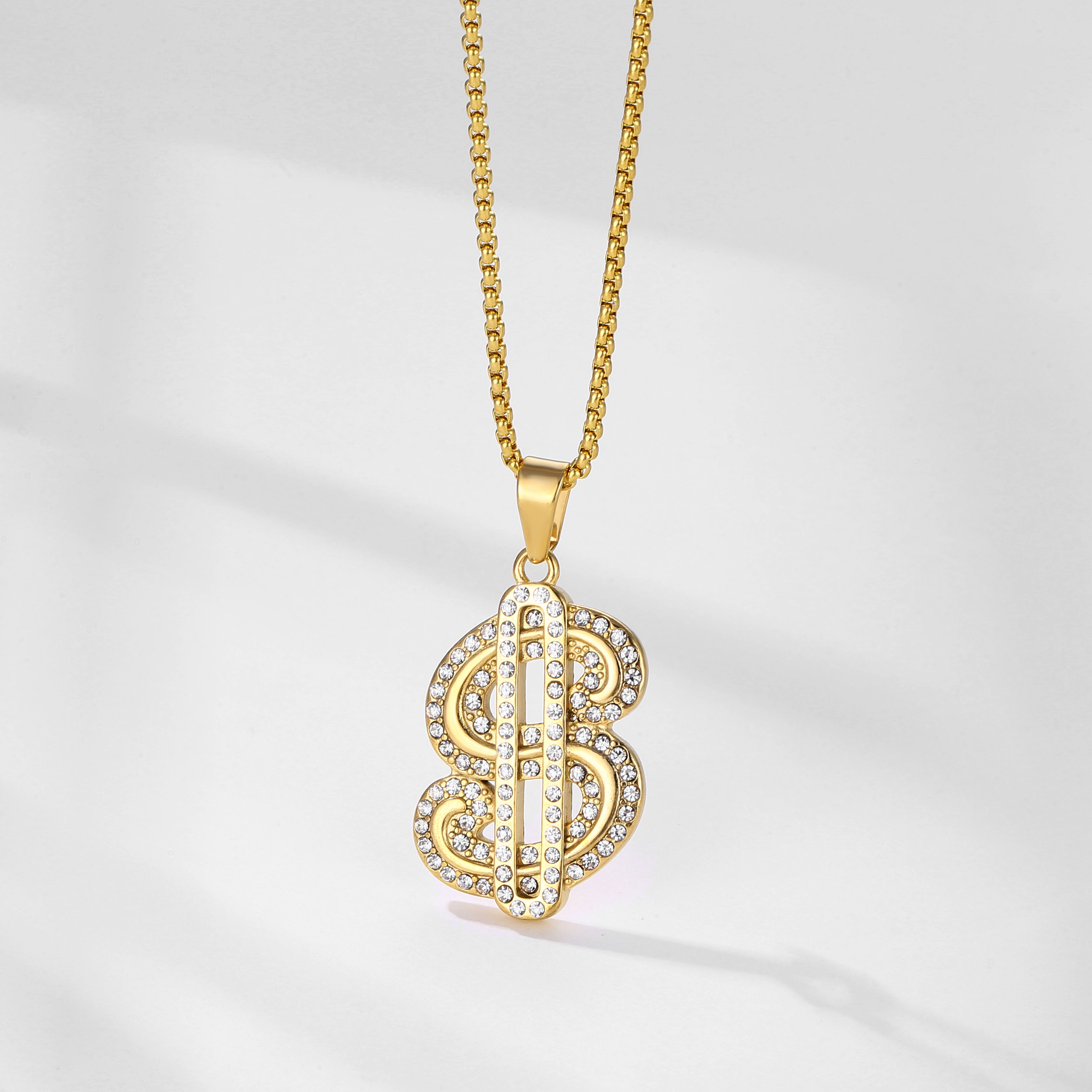 Dollar Sign Zirconia Pendant Dollar Sign Zirconia Pendant