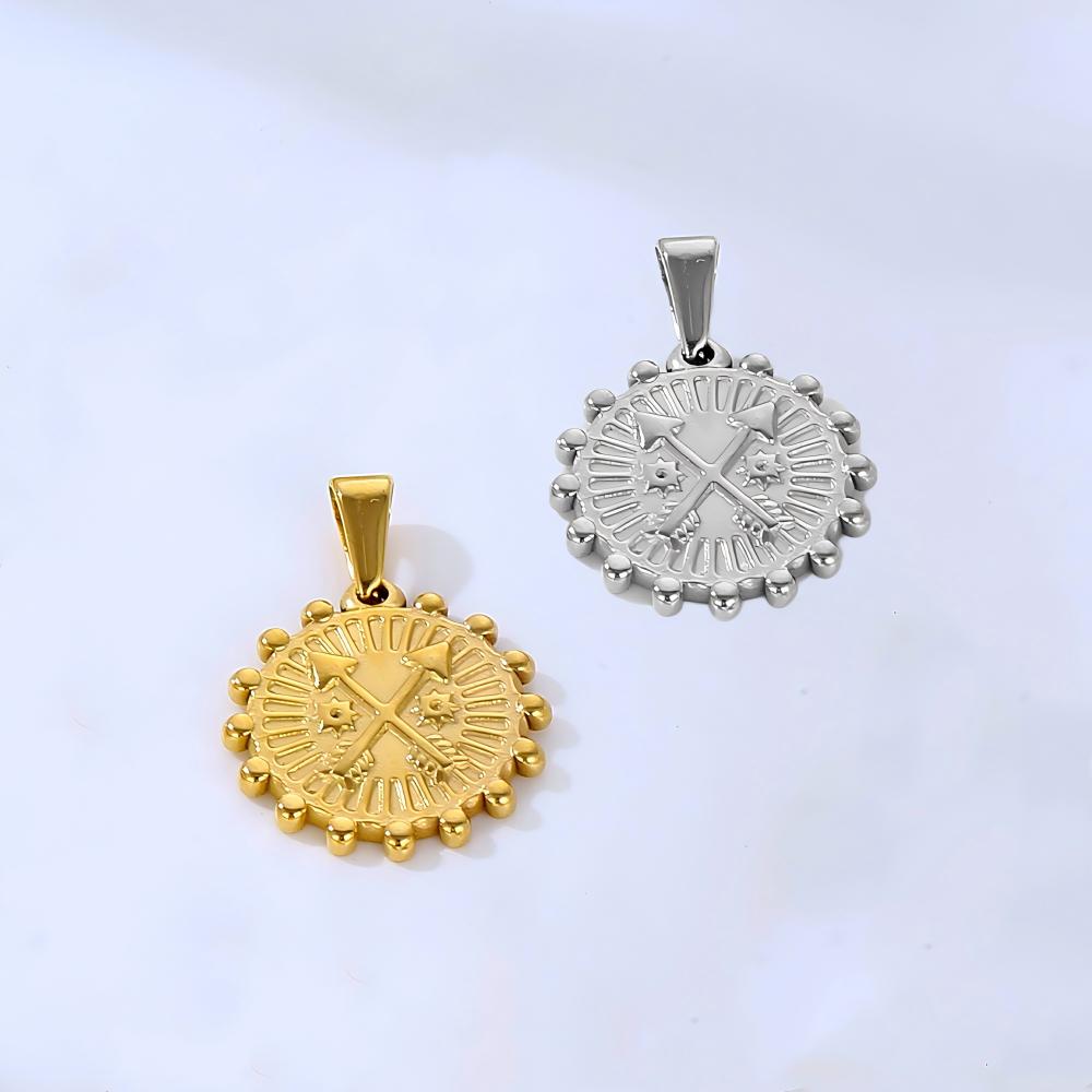 Vintage Pattern Round Pendant Vintage Pattern Round Pendant