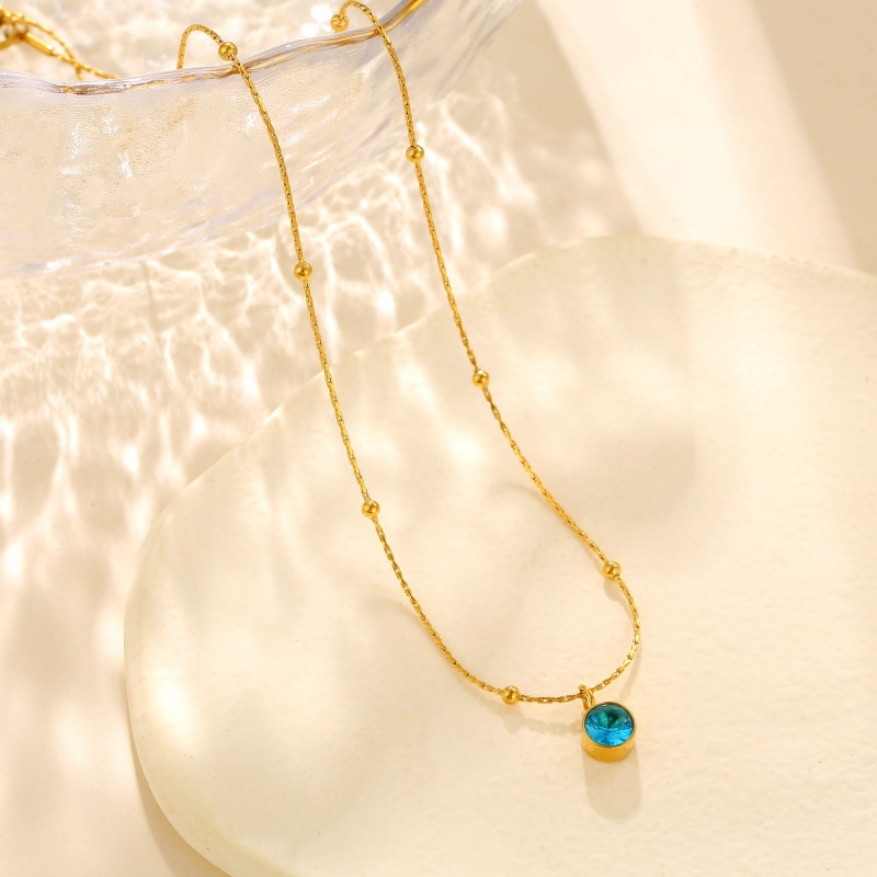 blue stone necklace blue stone necklace