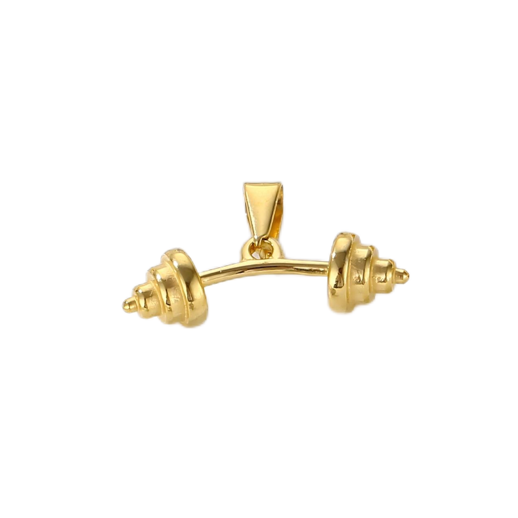 Dumbbell Stainless Steel Pendant Dumbbell Stainless Steel Pendant