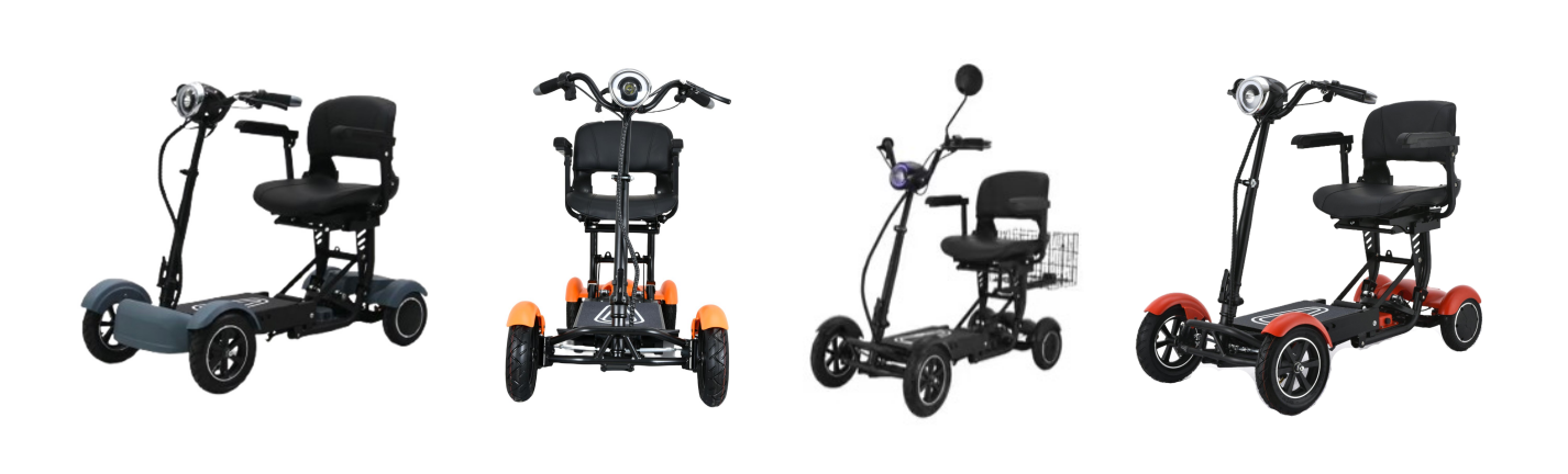 foldable 4-wheel electric scooters for adults all terrain mobility scooter for adults