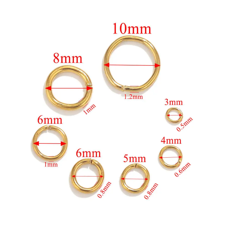 Open Closed Jump Ring Open Closed Jump Ring