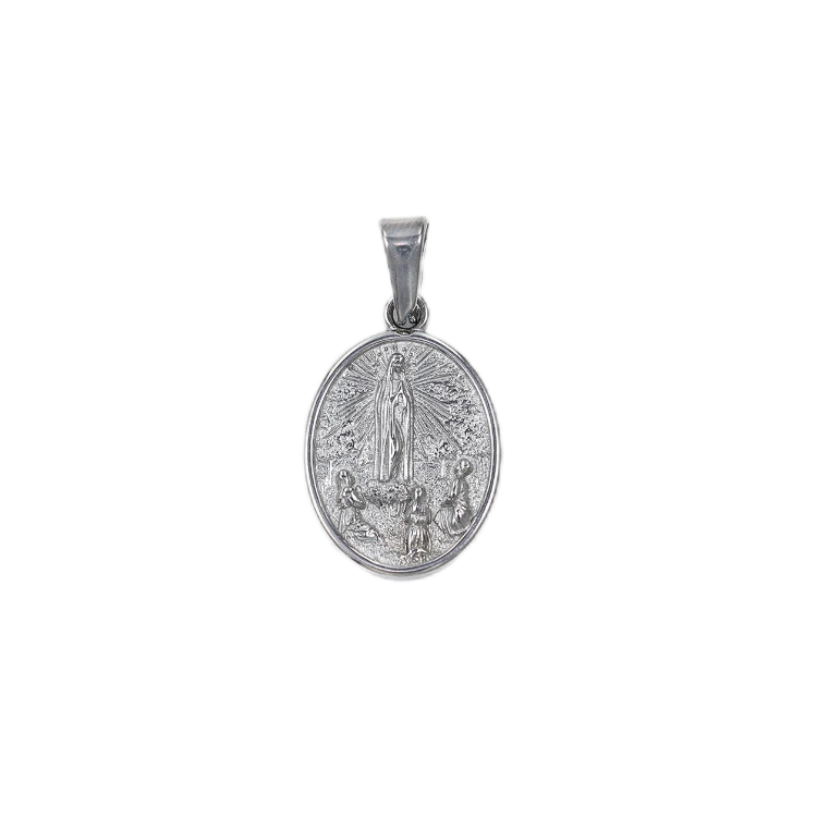 Elegant Oval Virgin Mary Embossed Pendant Elegant Oval Virgin Mary Embossed Pendant