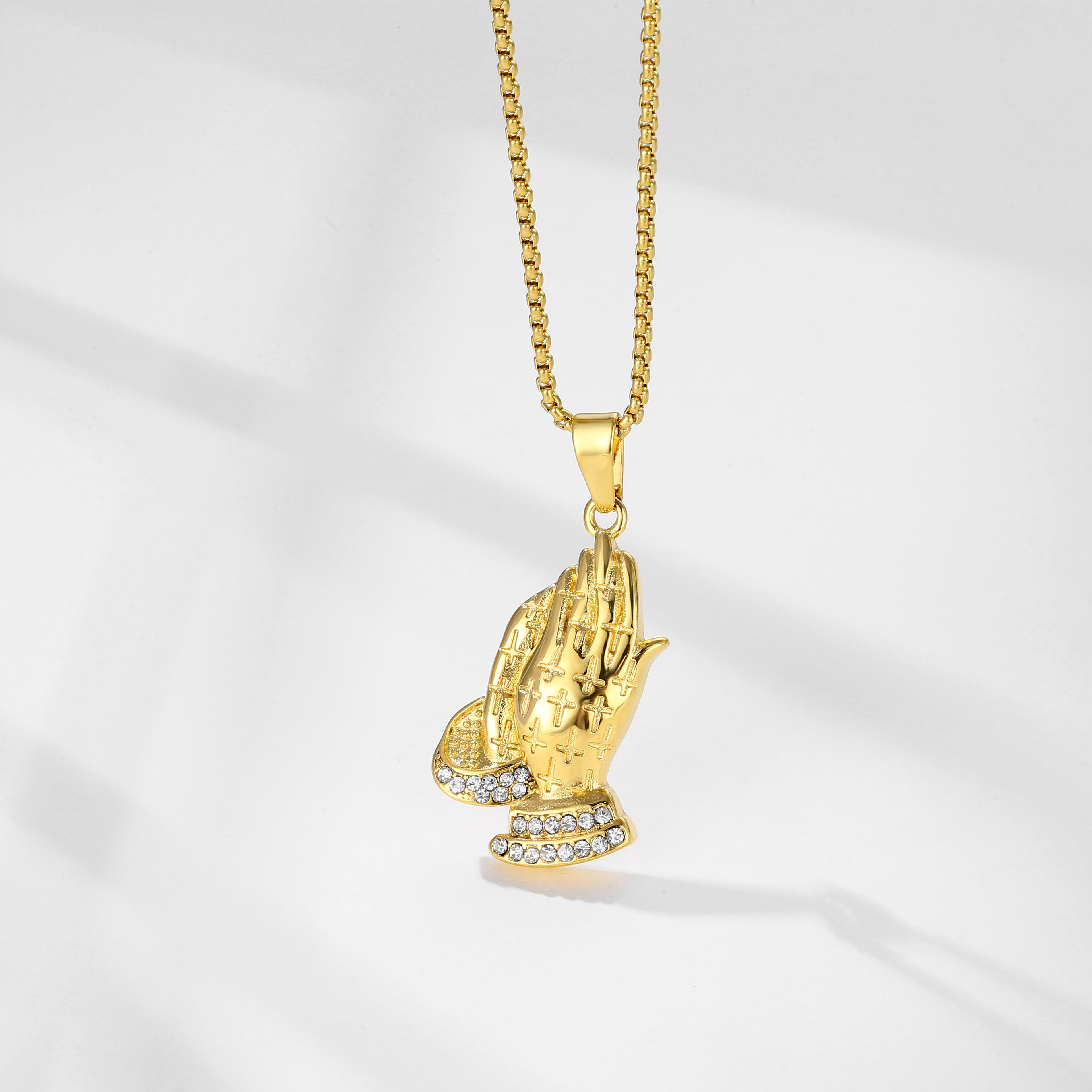 Praying Hands Zircon Pendant Praying Hands Zircon Pendant