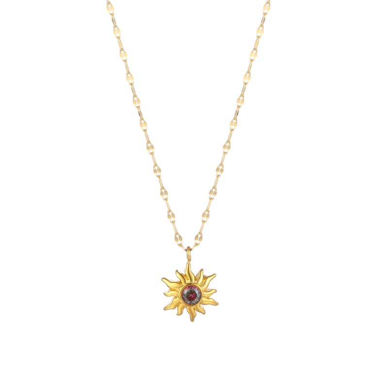 Sun Shape Necklace Sun Shape Necklace