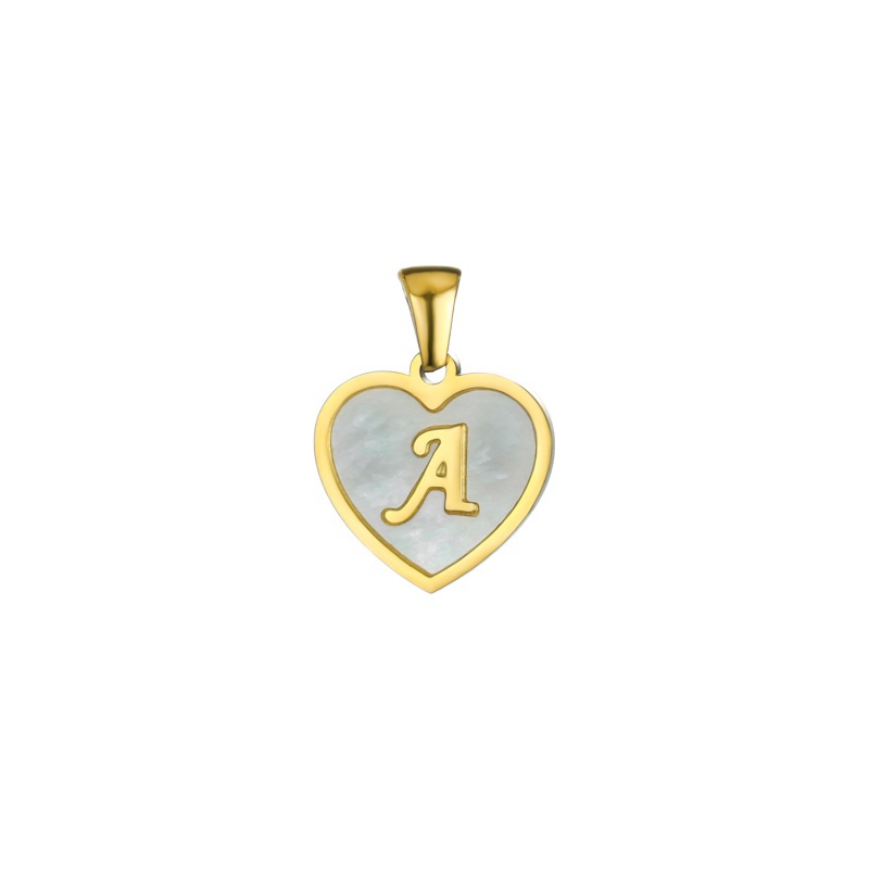 heart letter pendant heart letter pendant