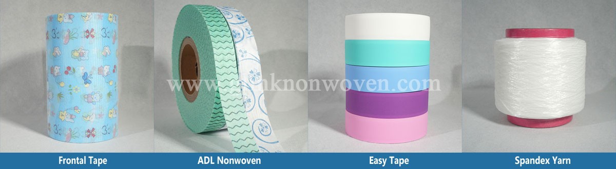 raw material for diaper production